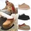 Cali Wave Sport Slipper Mannen WomensTazz Slides Boot Slipper Bont Slides Klassieke Platform Laarzen Suede Wol Winter Wollen Laarzen