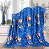 Blankets Christmas Blankets Xmas Coral Fleece Blankets Plaids Stripeds Splicing Blanket Red Warm Bed Blanket Fleece Plush for Home Decor 231113