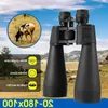 Freeshipping 20-180x100 HD Telescope Hög förstoring Långt räckvidd Zoom nattvision Optisk grön lins utomhus campingjakt binocul btaa