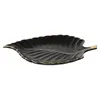 Jewelry Pouches Leaf Tray Vanity Decor Light Luxury Ornament Storage Display Board Organizer Holder Ceramics Container Plate
