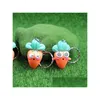 Porte-clés Longes Carotte Porte-clés Radis Poupée Pendentif Mignon Simation Légume Porte-clés Dessin Animé Accessoires Creative Enfants Dhgarden Dhr4G