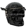 Ny Skull Head Handväska Punk Gothic Harajuku Style Dark Black One Shoulder Crossbody Bag 231114