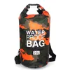 Уличные сумки, камуфляжный водонепроницаемый рюкзак из ПВХ, портативная спортивная сумка для рафтинга, ведро для плавания с рекой, сухое 2л, 5л, 10л, 15л, 20л, 30л 231114