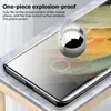 3D-Displayschutz aus gehärtetem Glas mit gebogenen Kanten, unterstützt Fingerabdruck-Entriegelung für Samsung S24 Ultra, S23, S22, S21 Plus, S20, Galaxy Note 20, S10, S7 Edge, S8, S9+