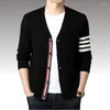 Heren truien Top Grade herenmode mode gebreide vest vurt trui Koreaans casual outdarse lagen mannelijke luxe jas kleding