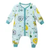 Slaapzakken Happytobias Lente Herfst Babyslaapzakken Split-been katoenen peuterslaapzak Kinderslaapzakken Schlafsack Pyjama Jumpsuit S15 231114