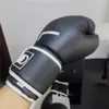 CHANNEL rękawice bokserskie nosić sprzęt ochronny cios biegów Vintage styl Retro gra worki z piaskiem męskie damskie walka treningowa Muay Thai 10 uncji