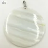 Pendentif Colliers Beaux Bijoux Nacre Shell Femmes Hommes Perle PWFH588b