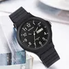Armbanduhren Mode Top Marke Quarzuhr Für Frauen Minimalismus Stil Damen Armbanduhr Einfache Schwarz Weiß Wasserdichte Uhr Reloj