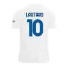 LAUTARO LUKAKU DZEKO Maglia Inters MilanS Футбольные майки Детский комплект Final Maillot de Foot 2023 2024 IM Maglie Футболка для тренировок, специальное предложение к 115-летнему юбилею