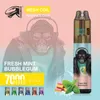 Magic Dragon 7000 Puff Disposable Vape Fast gratis frakt för små paket detaljhandel