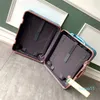 Designer luggage colorful travel case men women case boarding box rolled edge luggage suitcase travel universal wheel luggage compartment