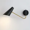 Lampa ścienna Nordic Bedside Rocker Rotary Modern Creative Syproom Swing salon z przełącznikiem odczytu ochrony wzrokowej