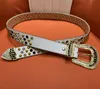 2023 Designer BB Beltgordels voor mannen Damesriem Witblauw Green Multicolour Taillebands Bling Rhinestones als geschenk