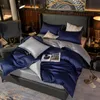 Bedding sets Luxury Egyptian Cotton Set Family set Twin Queen size Duvet Cover Bed Sheet and 2Pillow Shams Ultra Soft Easy Care 230413