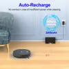 E3 Plus Smart Robot مع 360 Smart Sensor ، 2000pa ، وقت تشغيل 100 دقيقة ، فراغ آلي مع التحكم عن بعد لسجاد الأرضيات الصلبة - شعر الحيوانات الأليفة -