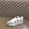 donna Scarpe casual piatte da donna Sneaker da viaggio con lacci in pelle di vacchetta moda Lettere donna bianca marrone scarpa con plateau uomo sneakers da palestra nhygt000001