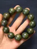 Beaded Halsband äkta grönt sandelträ armband Naturliga Argentina Jade Män och kvinnliga tillbehör 231114