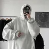 Männer Hoodies Herbst Koreanische Version Der Männer Einfarbig Pullover Trend Wilden Kapuze Dicken Mantel Lose Lange-ärmeln