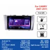 Android Octa Core Car Stereo Video Radio för Toyota Camry 2007-2011 Auto GPS Navigation Head Unit DSP 128G