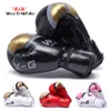 Équipement de protection WorthWhile Kick Boxing Gants Hommes Femmes PU Karaté Muay Thai Guantes De Boxeo Free Fight MMA Sanda Formation Adultes Enfants Équipement 230413