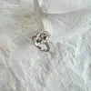 Cluster Rings MSR010 2023 Dazzling Style 925 Sterling Silver Zircon Female Ring Accessories Snowflake Women Supplies