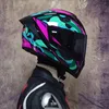 Capacetes de ciclismo rosto cheio corrida inverno quente dupla viseira capacete da motocicleta moto esportes capacete 231113