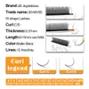 Makeup Tools JB Jeyelabeau 3D 4D 5D W Fake Eyelashes Naturligt Curl Eyelash Extension Premade Volume Fans Lashes False 6d Cilia 230413