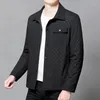 Vestes pour hommes de haute qualité hommes en vrac 2023 printemps et automne haut affaires décontracté couvert bouton manteaux homme vêtements d'extérieur coupe-vent vêtements