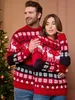 Erkek Sweaters 2023 Kış Noel Erkekler Kadın UNISEX SICAK Gevşek Triko Sıcak Kalışlı Çiftler Eşleşen Kıyafetler Kazak Üst Jumperlar 231114