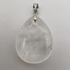 Pendant Necklaces Natural Clear Crystal Stone Teardrop Lucky Jewelry For Woman Gift S404