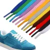 Cordes de chaussures en gros, longueur de Sport, coton et Polyester, lacets plats personnalisés pour baskets