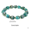 Bangle Gemstone Stone Bracelet Luminous Crystal Healing Anti-Anxiety Meditation Yoga Gift Positivity