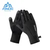 Guantes deportivos AONIJIE M56 Transpirable Dedo completo Antideslizante Dos pantalla táctil Protección de extensión de muñeca para ciclismo Correr 231114