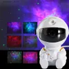 Luzes astronauta Galaxy Projector Light Gift Starry Sky Star USB LED Bedroom Night Lamp Child Birthday Decoration Controle remoto Q231114