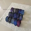 MENS SILK NECK TIES KINNY SLIM smal polka prickade brev Jacquard vävda slipsar handgjorda i många stilar