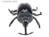 Électrique/RC Animaux Éclairage Infrarouge RC Beetle Simulatif Télécommande Animal Jouet Électrique avec Son Drôle Nouveauté Terrifiant Noël Enfant Cadeau Q231114