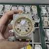 AP Luxury Mens Watch for Men Designer Movement يشاهد عالي الجودة من الماس Moissanite Montre Iced Out Automatic Men Luxe Luxe I71