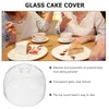 Bakgereedschap 1 st Cake Cover Voedselbeschermer Covers Platter Glazen Koepel
