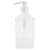 Louça conjuntos de recipientes de viagem líquidos espremer garrafa de frutose vazio loção casa armazenamento branco shampoo dispensador