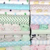 Decken, Farbe, 4 Stück/Päckchen, 100 % Baumwolle, superweicher Flanell, Wickelbettlaken für Neugeborene, 76 x 76 cm, 231114