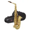 Saxophone alto fin en mi bémol corps en laiton coque blanche examen adulte saxophone alto