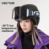 Casques de ski Vector Casque Hommes Femmes Anticollision Anticollision STRUSTline Split Skateboard Snowboard Safety 231114