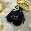 Gift Wrap 20pcs Love Heart Velvet Candy Bag Drawstring Bags Wedding Decoration Birthday Jewelry Organizer Cookies Pouch