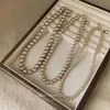 Collier de perles Shijia de Style français pour femmes, Design léger et de Niche, chaîne de clavicule haut de gamme, nouvelle chaîne de cou 2023