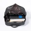 Plecak oryginalny skórzany laptop męski szkolna podwyżka wysokiej jakości mężczyzn Mężczyźni Daypack w stylu Korea Studal Duże torba podróżna