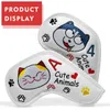 Other Golf Products Cute Animal Design Iron Head Covers Headovers with White Color and Long Neck 49 ASPX 10pcs 230413