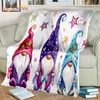 Blankets Santa Claus Blanket Christmas Blanket Flannel Blanket for Bedroom Livingroom Sofa Snowman Blanket Christmas Gifts Home Decor 231113