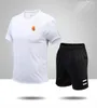 Hongarije Heren trainingspakken kleding zomer vrijetijdssportkleding met korte mouwen jogging puur katoenen ademend shirt