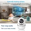 1PC HD 1080p trådlös säkerhet WiFi -kamera IP -kamera, AI Smart Human Tracking Motion Detection, 2.4Galarm Push, Video Surveillance.